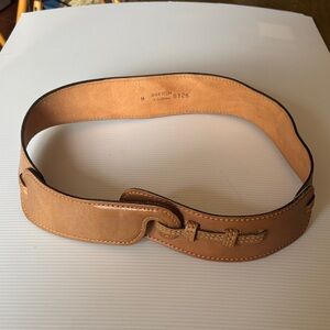Anne Klein Tan Leather Belt Vintage